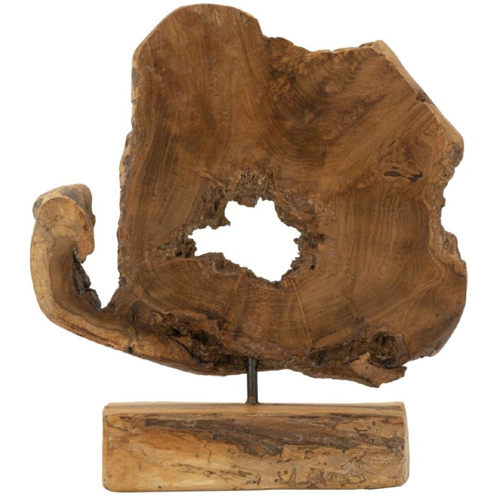 Mauro Ferretti sculptuur Bintang 31x13x35 cm teak bruin