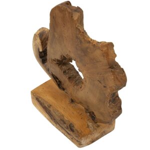 Mauro Ferretti sculptuur Bintang 31x13x35 cm teak bruin