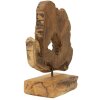 Mauro Ferretti sculptuur Bintang 31x13x35 cm teak bruin
