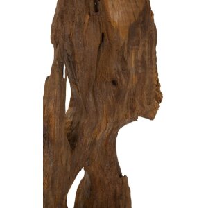 Mauro Ferretti Akar sculptuur teak bruin 18x13x55 cm