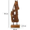 Mauro Ferretti Akar sculptuur teak bruin 18x13x55 cm