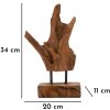 Mauro Ferretti Akar sculptuur teak bruin 20x11x34 cm