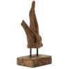 Mauro Ferretti Akar sculptuur teak bruin 20x11x34 cm