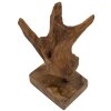 Mauro Ferretti Akar sculptuur teak bruin 20x11x34 cm
