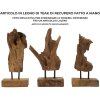 Mauro Ferretti Akar sculptuur teak bruin 20x11x34 cm