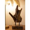 Mauro Ferretti Akar sculptuur teak bruin 20x11x34 cm