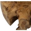 Mauro Ferretti decoratieve teakhouten bol Ø40 cm bruin