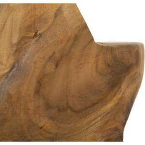 Mauro Ferretti sculptuur ster van teakhout 28x12x42 cm bruin