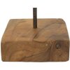 Mauro Ferretti sculptuur ster van teakhout 28x12x42 cm bruin