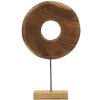 Mauro Ferretti sculptuur Dorat van teakhout 35x10x58 cm bruin