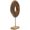 Mauro Ferretti sculptuur Dorat van teakhout 35x10x58 cm bruin