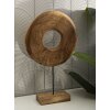 Mauro Ferretti sculptuur Dorat van teakhout 35x10x58 cm bruin
