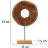 Mauro Ferretti sculptuur Dorat van teakhout 35x10x58 cm bruin
