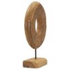 Mauro Ferretti sculptuur Dorat van teakhout 28x10x38 cm bruin