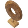 Mauro Ferretti sculptuur Dorat van teakhout 28x10x38 cm bruin