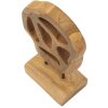 Mauro Ferretti sculptuur Lubang van teakhout 18x10x27 cm bruin