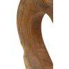 Mauro Ferretti sculptuur Hasi teakhout 28x10x38 cm bruin