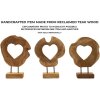 Mauro Ferretti sculptuur Hasi teakhout 28x10x38 cm bruin