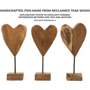 Mauro Ferretti sculptuur hart teak 15x10x35 cm bruin