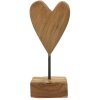 Mauro Ferretti sculptuur hart teak 10x10x25 cm bruin