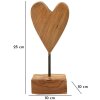 Mauro Ferretti sculptuur hart teak 10x10x25 cm bruin