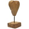 Mauro Ferretti sculptuur hart teak 10x10x25 cm bruin