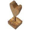 Mauro Ferretti sculptuur hart teak 10x10x25 cm bruin