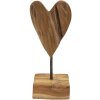 Mauro Ferretti sculptuur hart teak 10x10x25 cm bruin