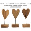 Mauro Ferretti sculptuur hart teak 10x10x25 cm bruin