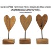 Mauro Ferretti sculptuur hart teak 10x10x25 cm bruin