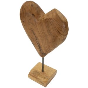 Mauro Ferretti sculptuur Dobu teak 25x12x45 cm bruin
