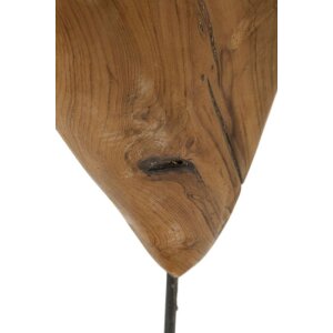 Mauro Ferretti sculptuur Dobu teak 25x12x45 cm bruin