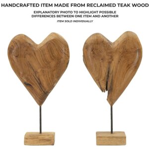 Mauro Ferretti sculptuur Dobu teak 25x12x45 cm bruin