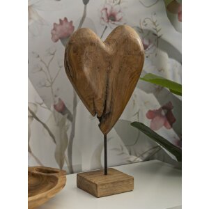 Mauro Ferretti sculptuur Dobu teak 25x12x45 cm bruin