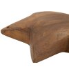 Mauro Ferretti decoratieve ster teak Ø19x5 cm bruin