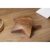 Mauro Ferretti decoratieve ster teak Ø19x5 cm bruin