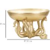 Mauro Ferretti decoratieve octopuskom polyresin Ø30x18 cm goud glanzend