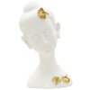 Mauro Ferretti Buste Boeddha 21,5x16x35 cm witgoud glanzend