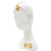 Mauro Ferretti Buste Boeddha 21,5x16x35 cm witgoud glanzend