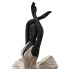 Mauro Ferretti figuur danseres 17x14x43 cm zwart zilver