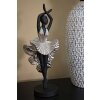 Mauro Ferretti figuur danseres 17x14x43 cm zwart zilver