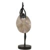 Mauro Ferretti figuur danseres 14x14x42,5 cm zwart zilver