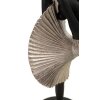Mauro Ferretti figuur danseres 14x14x42,5 cm zwart zilver