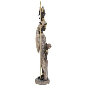 Mauro Ferretti Masai figuur met kind 11,5x8,5x46 cm