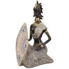 Mauro Ferretti Masai figuur zittend 13,5x9x24,5 cm