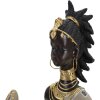 Mauro Ferretti Masai figuur zittend 13,5x9x24,5 cm