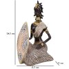 Mauro Ferretti Masai figuur zittend 13,5x9x24,5 cm