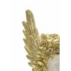 Mauro Ferretti Athena beeld met gevleugelde kroon 15x14,5x32 witgoud