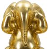 Mauro Ferretti Decoratieve Olifant Set van 3 Niet zien horen spreken 15,5x20,5 goud