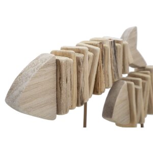 Mauro Ferretti decoratieve sculptuur vis 37x10x24 naturel